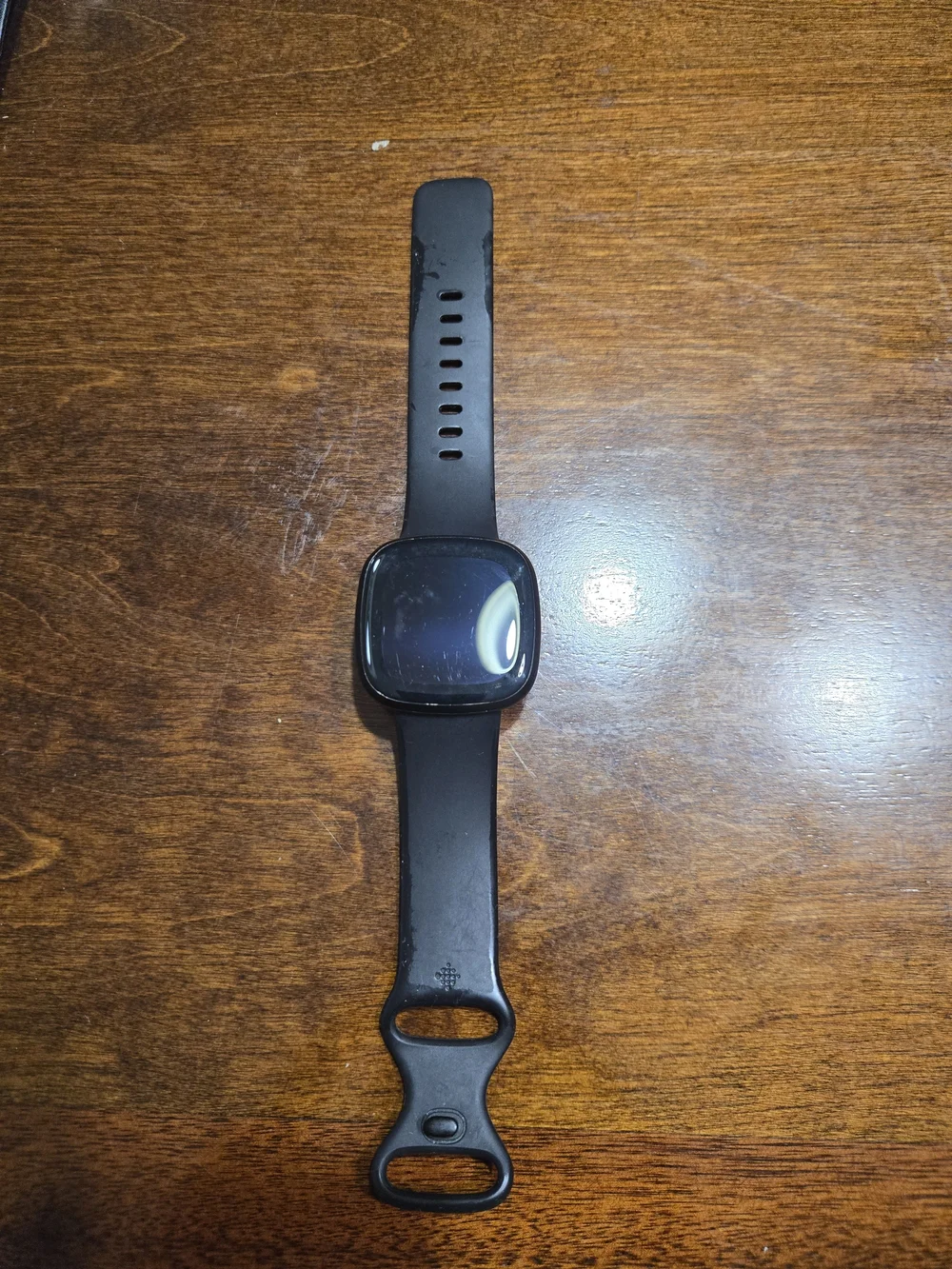 Black Smart Fitness Watch - Heart Rate & Activity Tracking